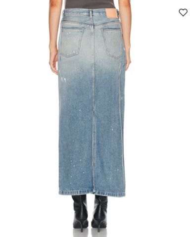 【PORTERNA】Miu denim long skirt Miu Miu Denim Maxi Skirt | Pickle