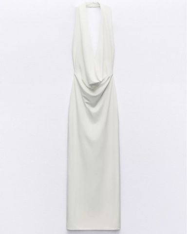 ZARA Striped Halter Neck Dress | Pickle