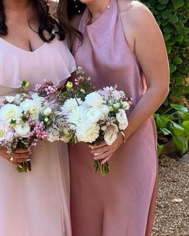Reiss FAE SATIN CAPE MAXI DRESS IN PINK | Pickle