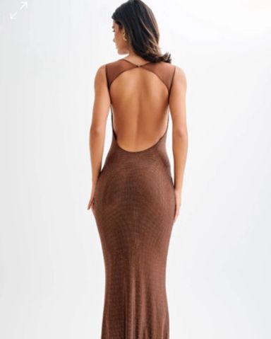 【Knuth Marf】back open sheer dress Dresses – Knuth's Cleveland