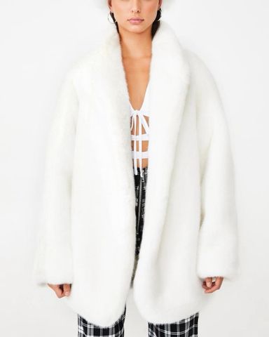 White Fur Coat | Pickle