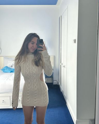 Danielle Guizio Cableknit Sweater Dress | Pickle