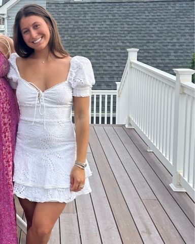 Guizio Aylin Eyelet Dress | Pickle