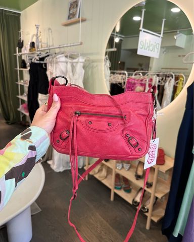 Pink Balenciaga City Bag | Pickle