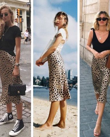 The Naomi Wild Things | Leopard Print Slip Skirt