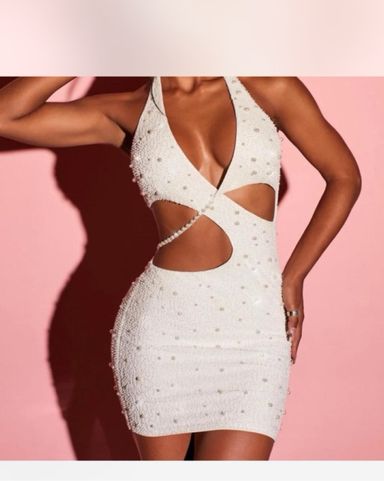 ワンピースその他 PAIN OR PLEASURE ANGEL HOOK DRESS white PP24HSOP01WH エンジェルフックドレス ホワイト | PAIN OR PLEASURE | HANA(ハナ)