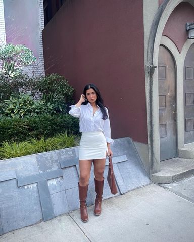 White Zara Skirt | Pickle
