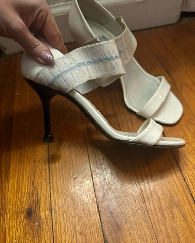 Dior Pearl Open-Toe Heels | Pickle