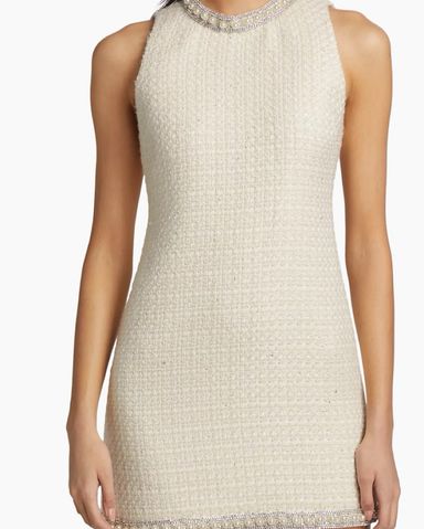 ♡ ❣️ check mini dress beige M Beige Gingham Check Mini Dress – ban.do