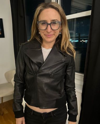 Alice + Olivia Black Leather Jacket | Pickle
