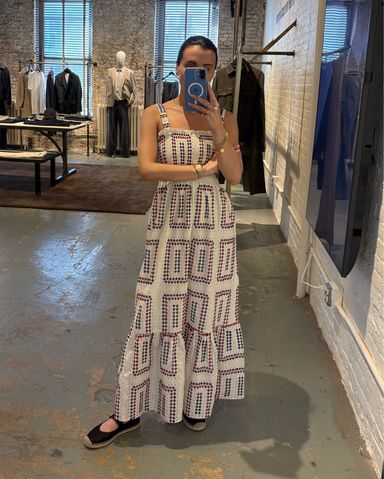ワンピース house on the hill Dress The Snowflake Brocade Cher Dress by Hill House Home | Rent
