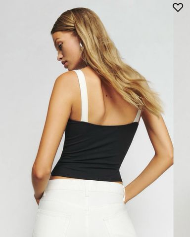 トップス Reformation Liza Top Black Black Reformation Tank - Liza Top | Pickle