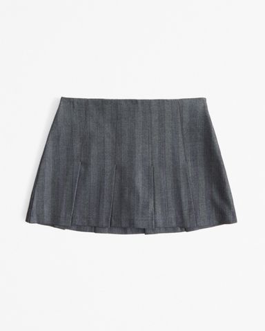 スカート Rain pleats mini skirt Gray (M) m46394704548_1.jpg