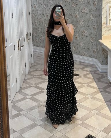 LPA Giulia Maxi Dress & Scarf | Pickle