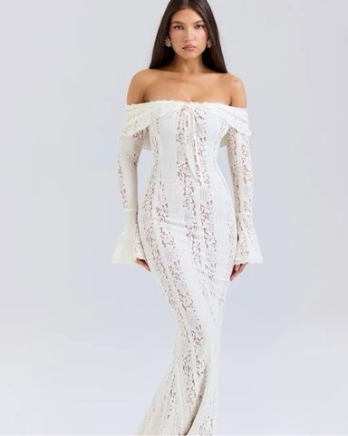 House of CB Seren Dress White | Pickle