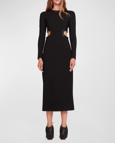 ワンピース Simon flare dress Black Black Strapped Fit And Flare Dress - NEWME