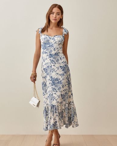 Reformation Sigmund Dress In Milanesa | Pickle