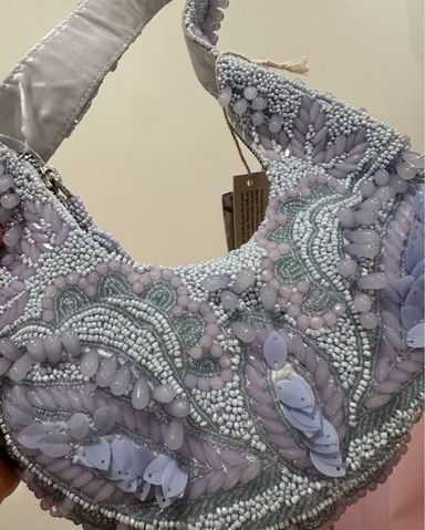 トートバッグ STAUD Pepper Crystal Hobo Bag - Staud - Lilac - Strass Pepper Crystal Hobo Bag - Staud - Lilac - Strass