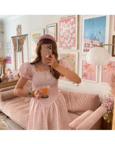 【House on the Hill】 Dress pink The Ribbon Charlotte Nap Dress - Pink Pimlico Floral – Hill