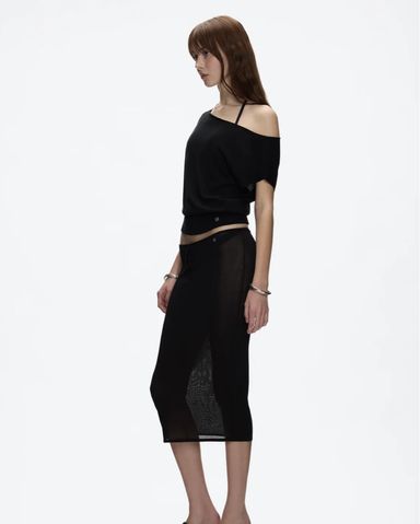 tankair OFF SHOULDER KNIT値下げ不可 Off Shoulder Knit in Milk - Tank Air
