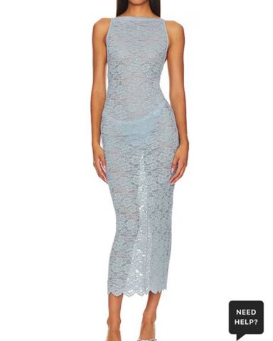 Revolve blue lace dress on sale