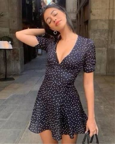 【happy】Realisation Par THE OZZIE Realisation Par Ozzie Dress in Navy Star | Pickle