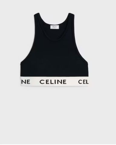 Celine Crop Top In Athletic Mesh | Pickle