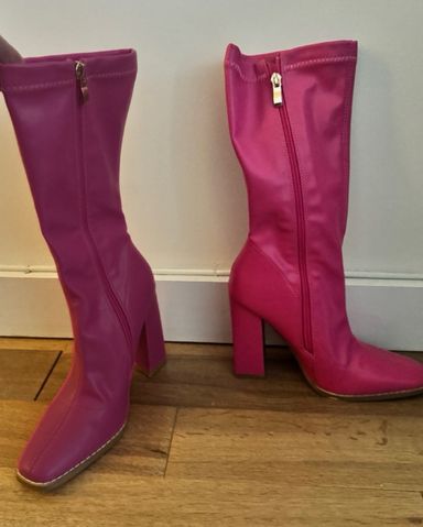 PARIS TEXAS python long boots ピンク　パリテキサス PARIS TEXAS python long boots ピンク パリテキサス PARIS