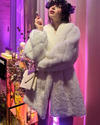 FAUX FUR COAT LIMITED EDITION - Oyster-white | ZARA United