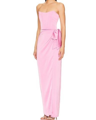 Strapless Pink Dress | Pickle