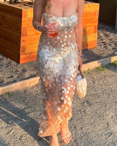 Tory burch feather Dress | Pickle