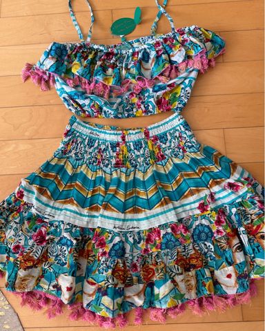 Zara Paisley Patchwork Ruffle Set | Pickle