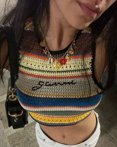 Ganni Crochet Top | Pickle