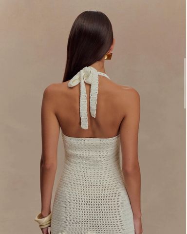 美品⁂アンドマリー⁂ Lily crochet mini dress ミニワンピ Lily crochet mini dress