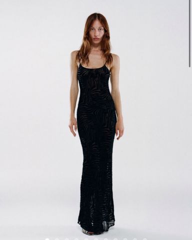Realisation Par Sheer Black Dress | Pickle
