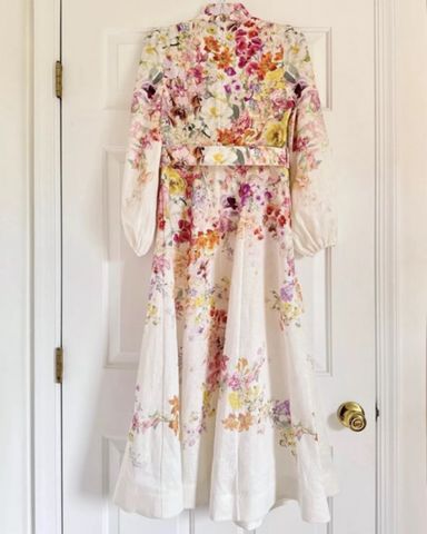 オールインワン・サロペット Zimmermann Floral-Print Dress ZIMMERMANN Belted floral-print linen mini shirt dress | THE