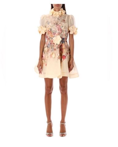 【Zimmermann】LYRICAL EMBROIDERY MINI DRESS 刺繍 ミニドレス Zimmermann】LYRICAL EMBROIDERY MINI DRESS 刺繍 ミニドレス