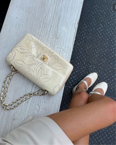 CHANEL フォトフレーム ホワイト 約15cm