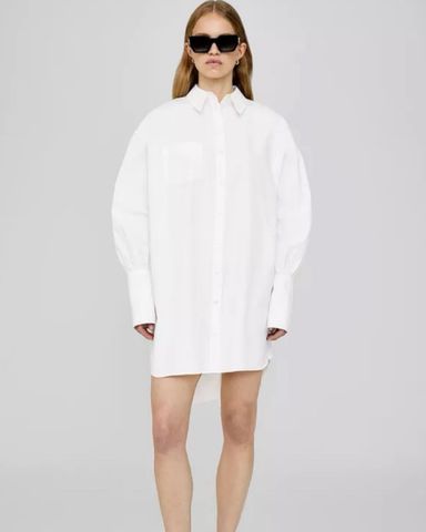 The Frankie Shop Avery White Shirt Dress | Pickle