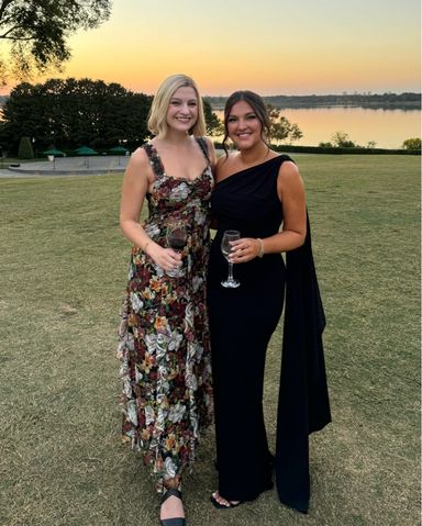 Alice + Olivia Montana Strap Back Gown | Pickle