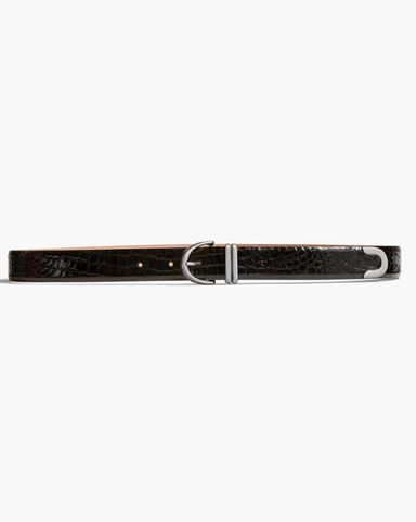 Khaite Benny Studded Belt Black Silver | Pickle