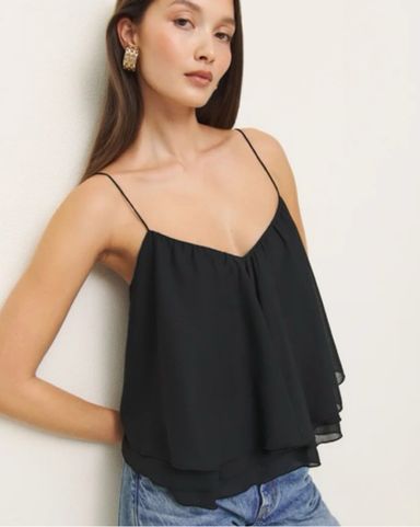トップス Reformation Liza Top Black Reformation Liza Top | Shopbop