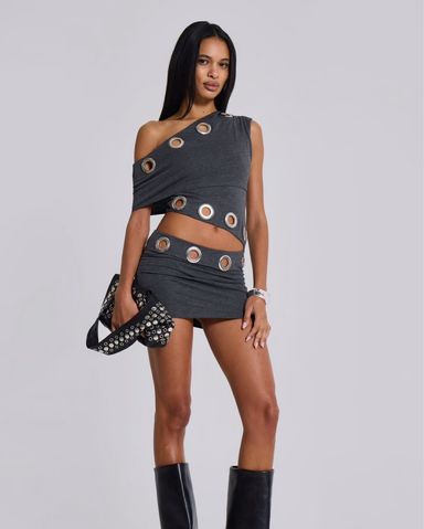 Jadad London☆Ariana Asymmetric Mini ワンピース【UK発】 Jadad London☆Ariana Asymmetric Mini ワンピース【UK発】
