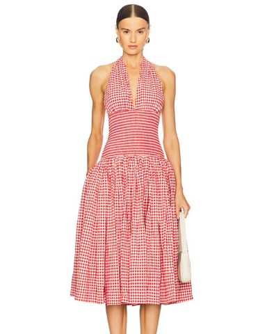 【Sister Jane】Pollen Gingham ギンガムチェック ミディドレス Pollen Gingham Midi Dress – Sister Jane