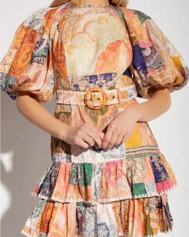 Zimmermann Textured Cotton Mini Dress | Pickle