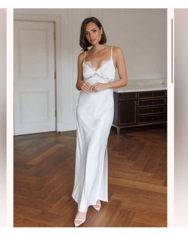 アニーン・ビン アリードレス ANINE BING Santana Dress - Bone Oyster