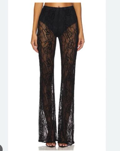Black Lace Pants | Pickle
