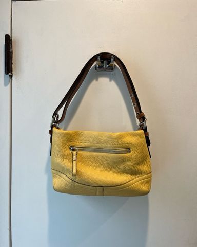 Prada Butter Yellow Leather Shoulder Bag | Pickle