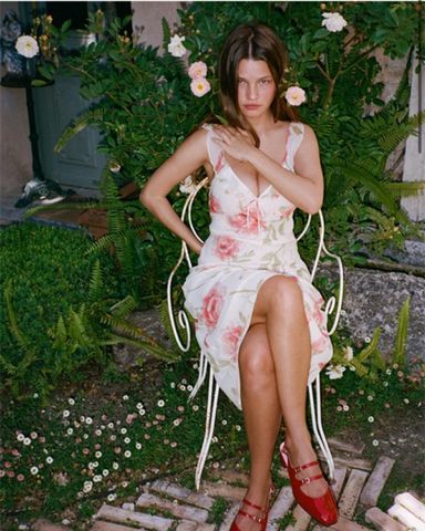 White Floral Maxi Dress -Realisation Par | Pickle
