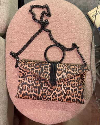 バッグ BAGS IN PROGRESS LEOPARD EG x BAGSINPROGRESS - Micro Tote - Brown Nyco Leopard Print